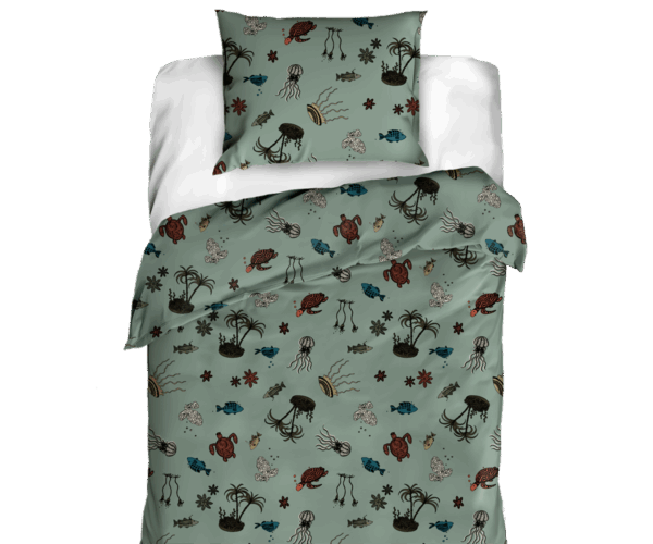 Dekbedovertrek set - Groen