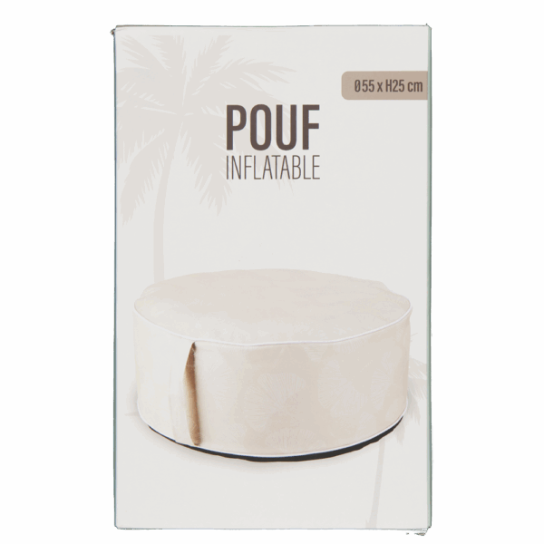 Opblaasbare poef - Wit