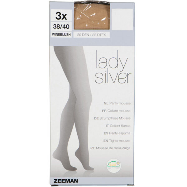 Lady silver Panty - Wineblush